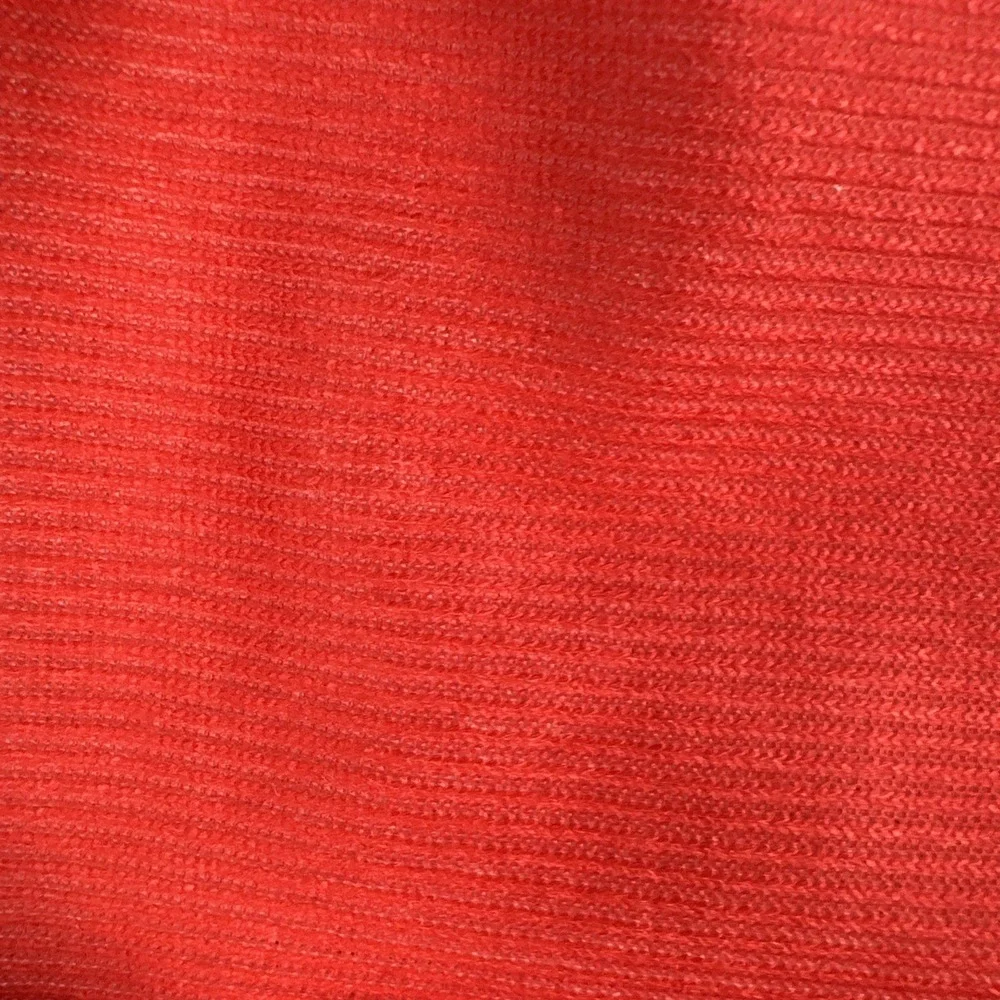 Freedom Hoodie Large Red Ribbed‎ Pullover Unisex